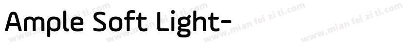 Ample Soft Light字体转换